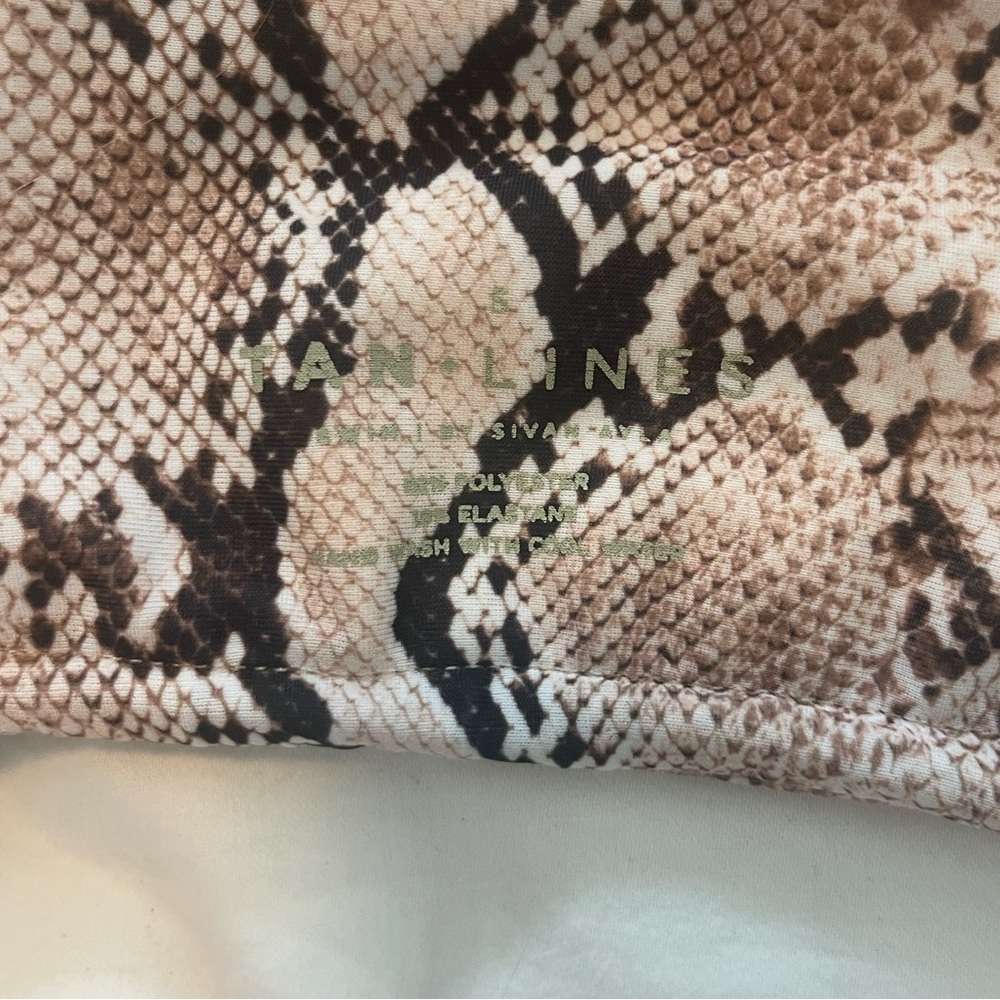 Tan Lines By Sivan Ayla Python Print Bikini Set 3… - image 2